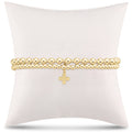 enewton Extends - grateful for you gift stack - gold signature cross charm