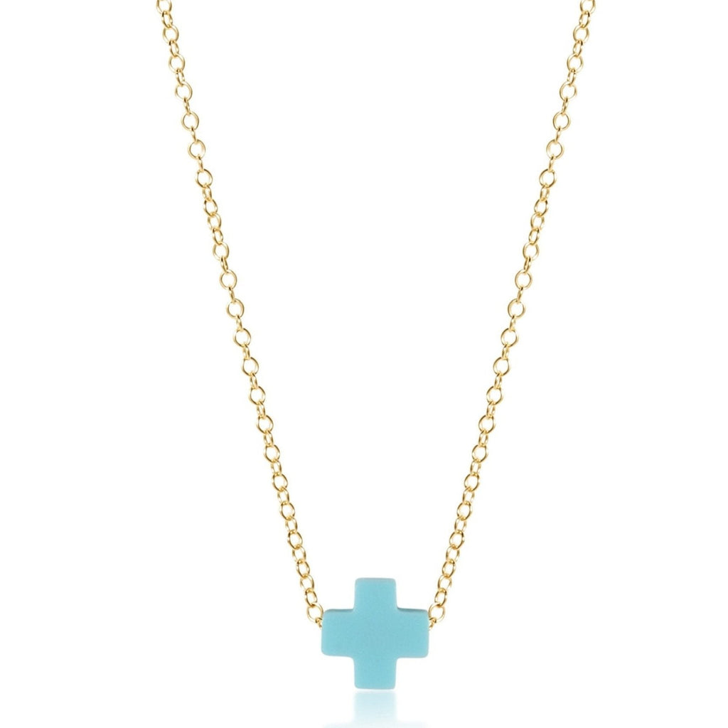 egirl 14" Necklace Gold - Signature Cross