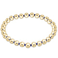 Gameday Hope Grateful 5mm Bead Bracelet - Blue