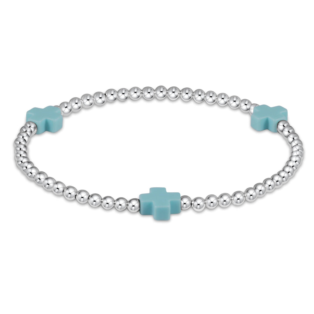 Signature Cross 3mm Sterling Bracelet