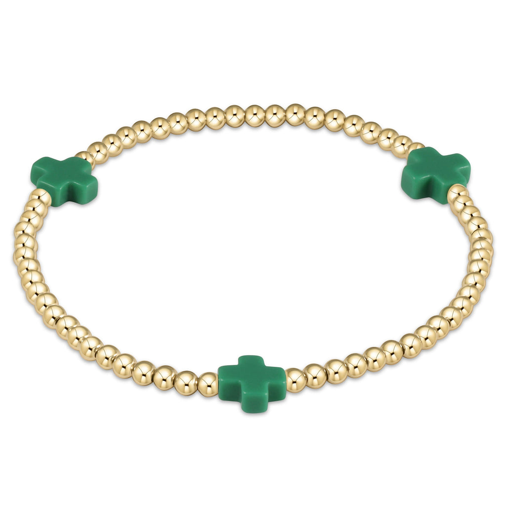 egirl Signature Cross 3mm Gold Bracelet