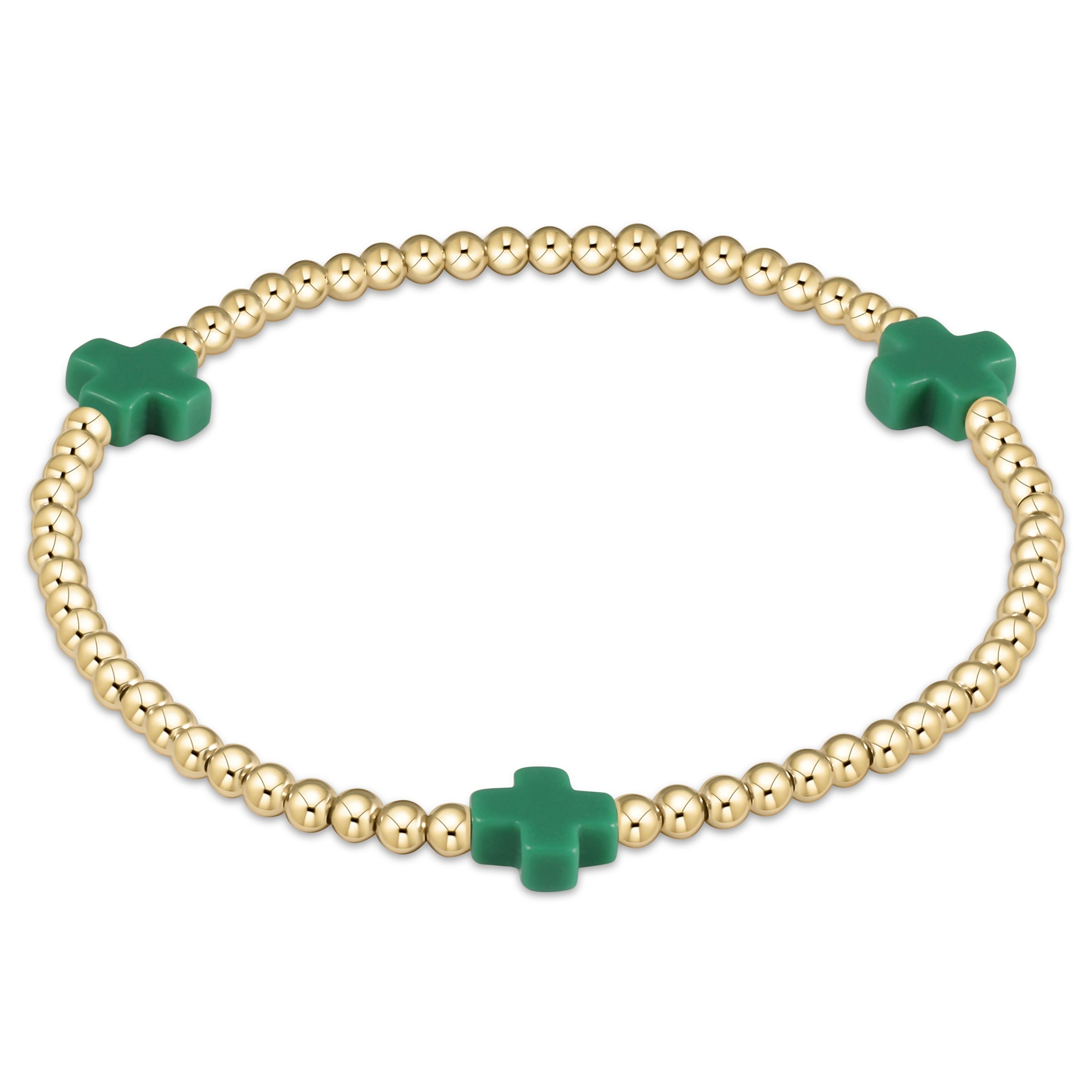 egirl Signature Cross 3mm Gold Bracelet