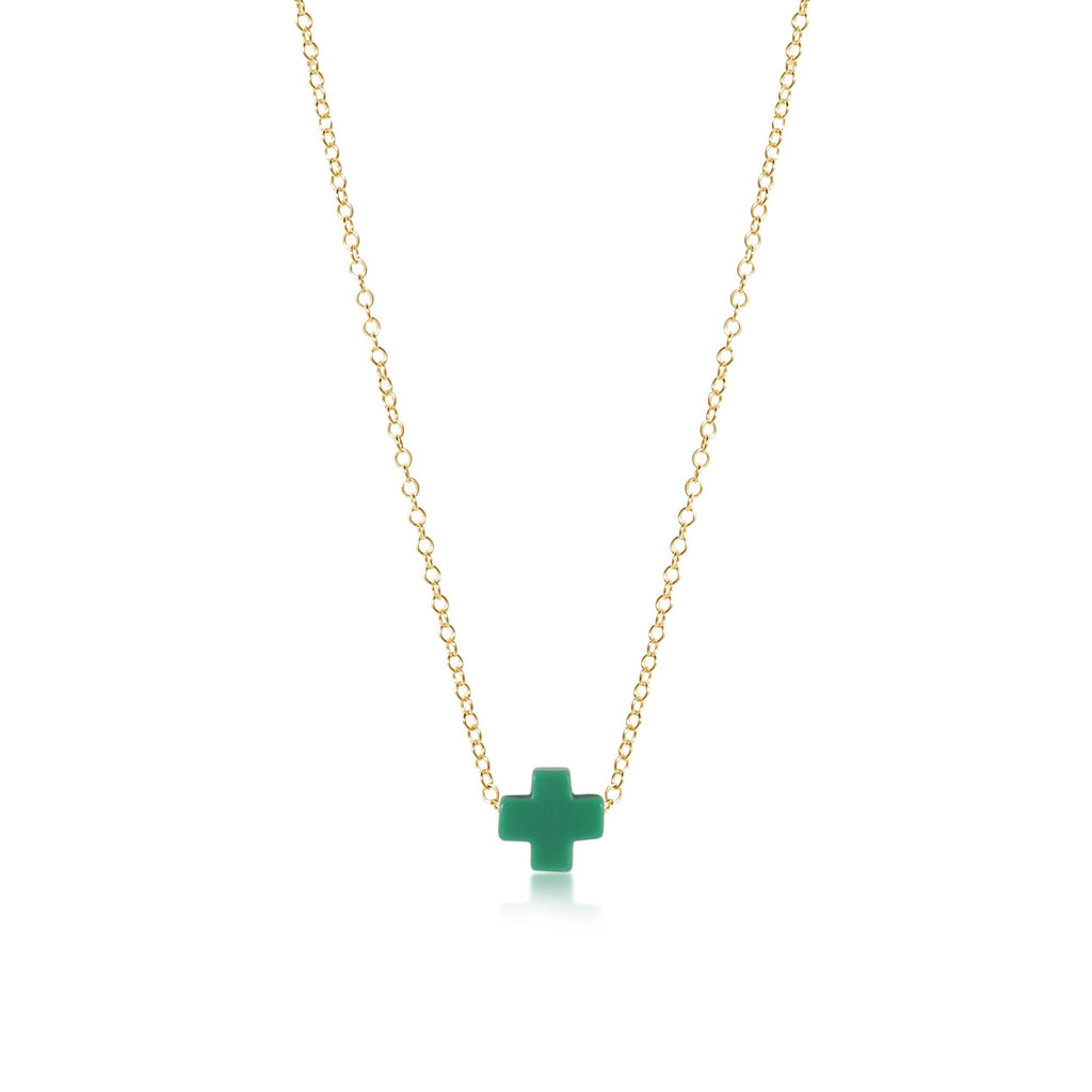 egirl 14" Necklace Gold - Signature Cross
