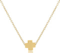 egirl 14" Necklace Gold - Signature Cross Gold