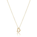 16" Necklace Gold - Love Small Gold Charm